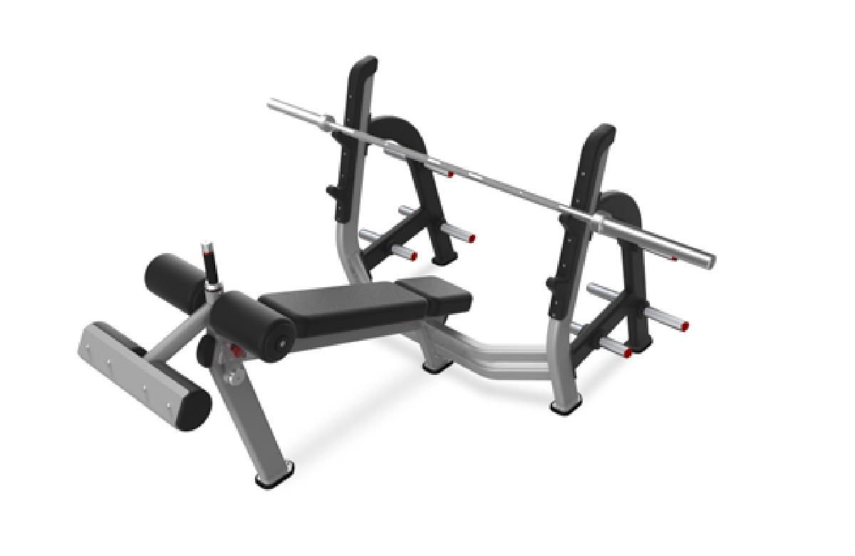 Decline Bench Press – Negatív fekvenyomópad - Nautilus Freedom Rack