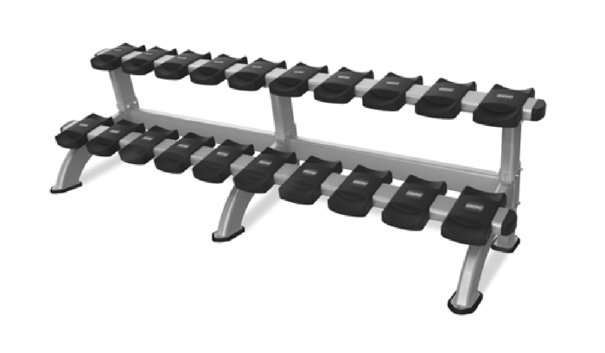 Nautilus DOUBLE DUMBBELL RACK – Dupla súlytartó állvány - Nautilus Freedom Rack