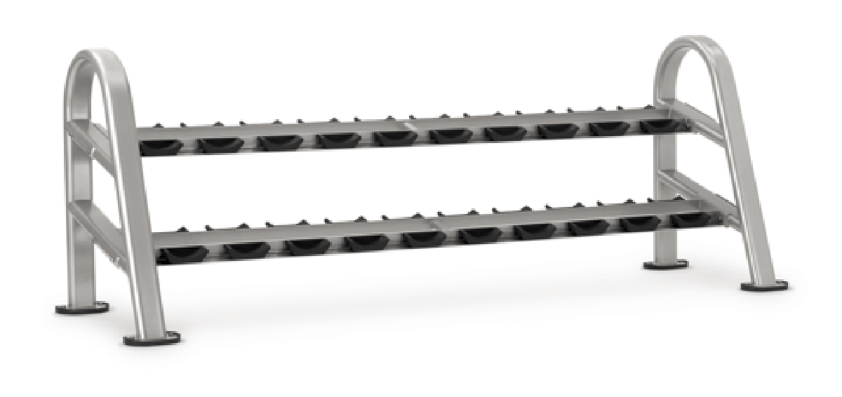 INSTINCT® DUMBBELL RACK 10-PAIR/2 TIER – Súlytartó állvány 10 pár/2 sor - Nautilus Instinct