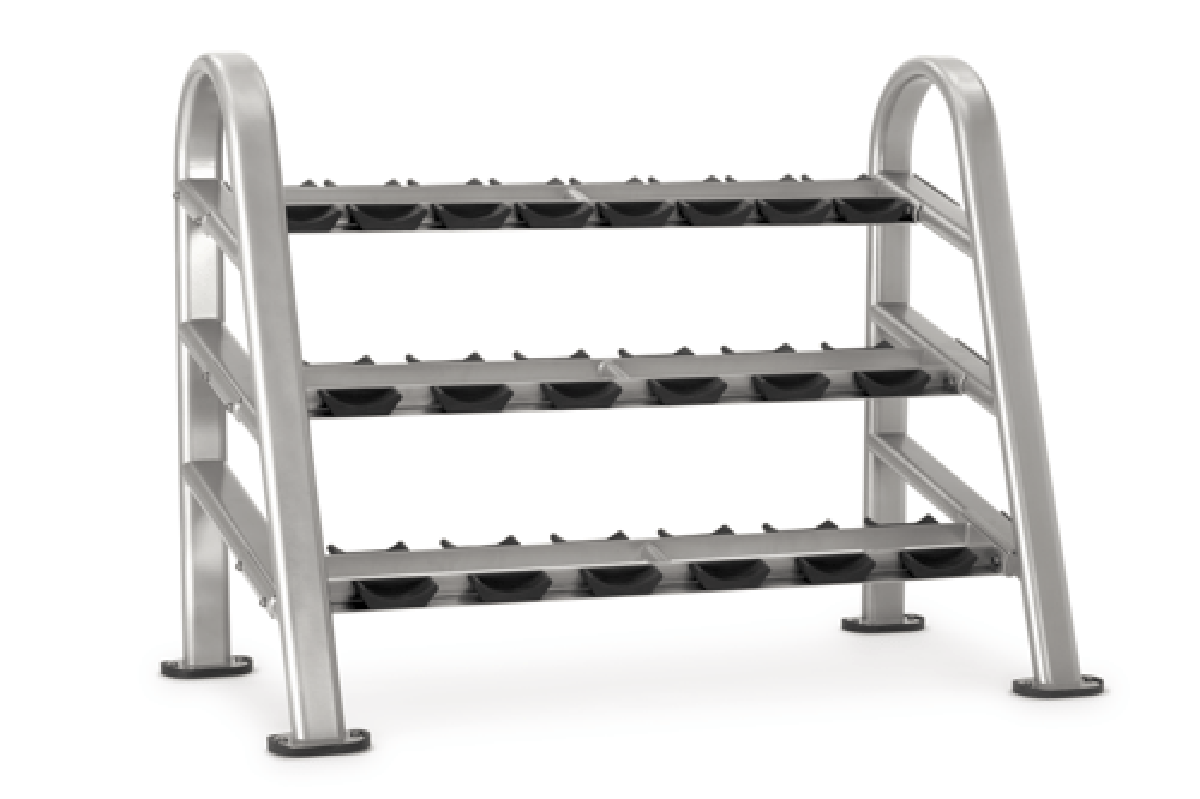 INSTINCT® DUMBBELL RACK 10-PAIR/3 TIER – Súlytartó állvány 10 pár/3 sor - Nautilus Instinct
