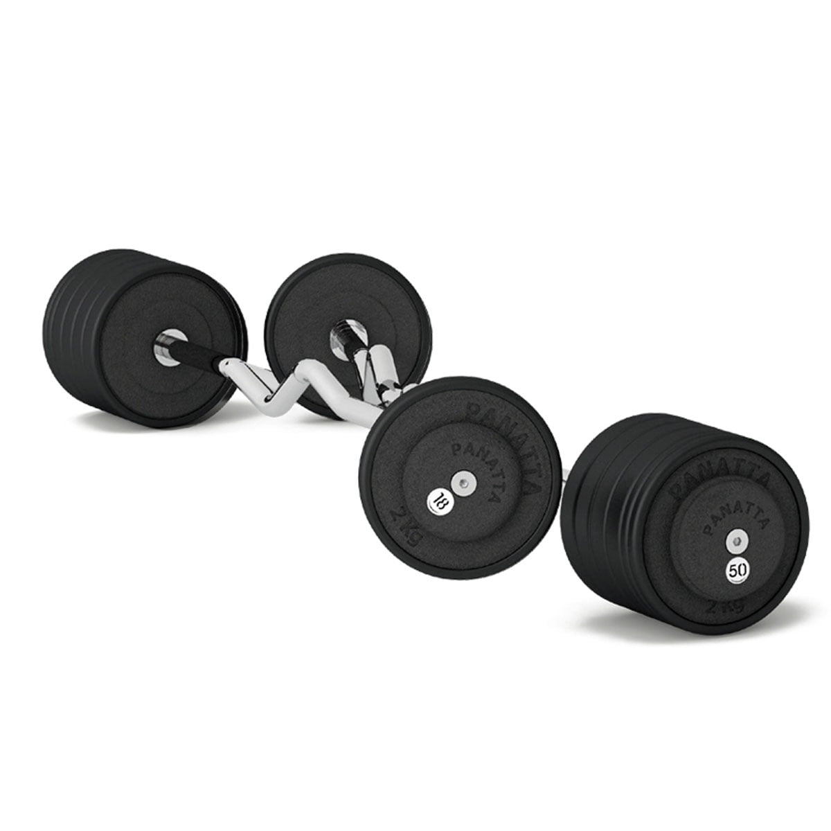 PRE-LOADED CURL BARBELLS BASE - Panatta Kézisúlyzók és tárcsasúlyok