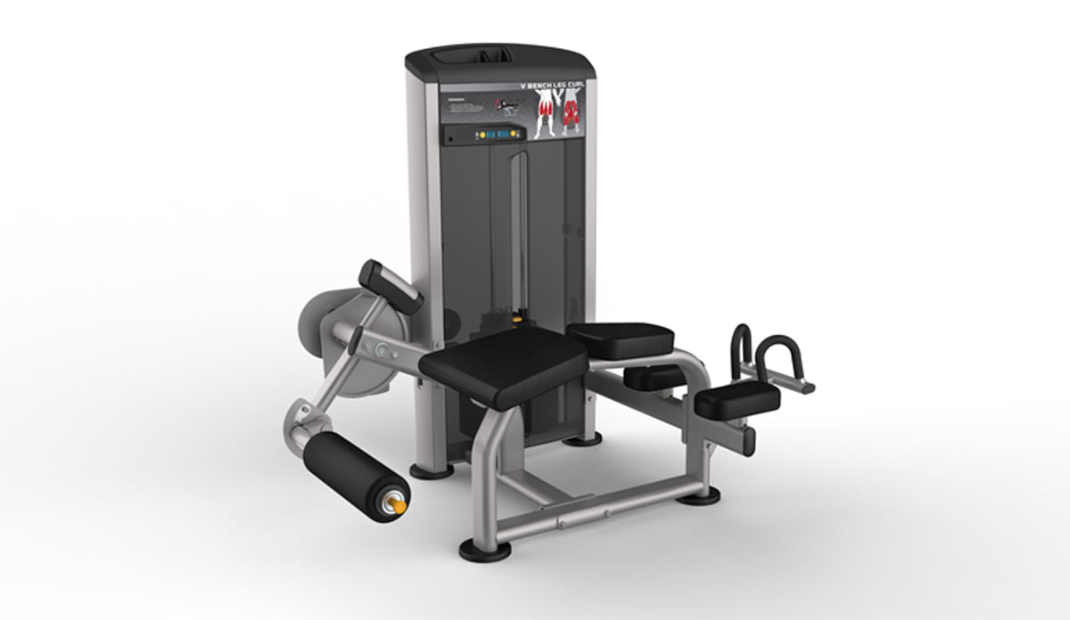 V Bench Leg Curl – Fekvő lábhajlító gép - Impulse Strength - IE