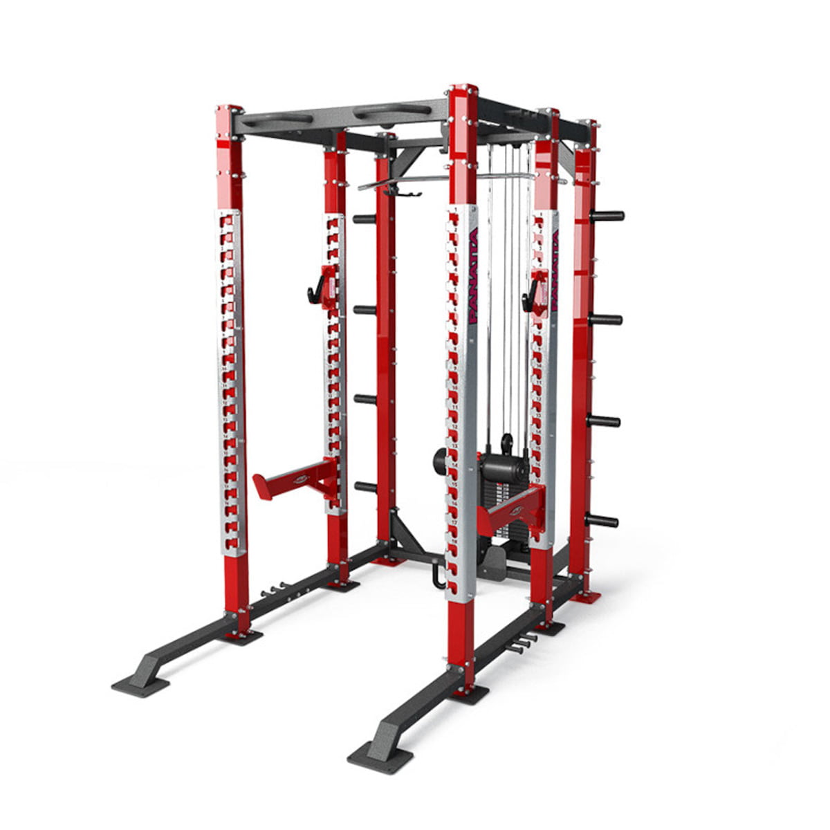DFC Power Rack with Lat/Pulley – Erőkeret hátlehúzóval - Panatta Dynamic Functional Cage