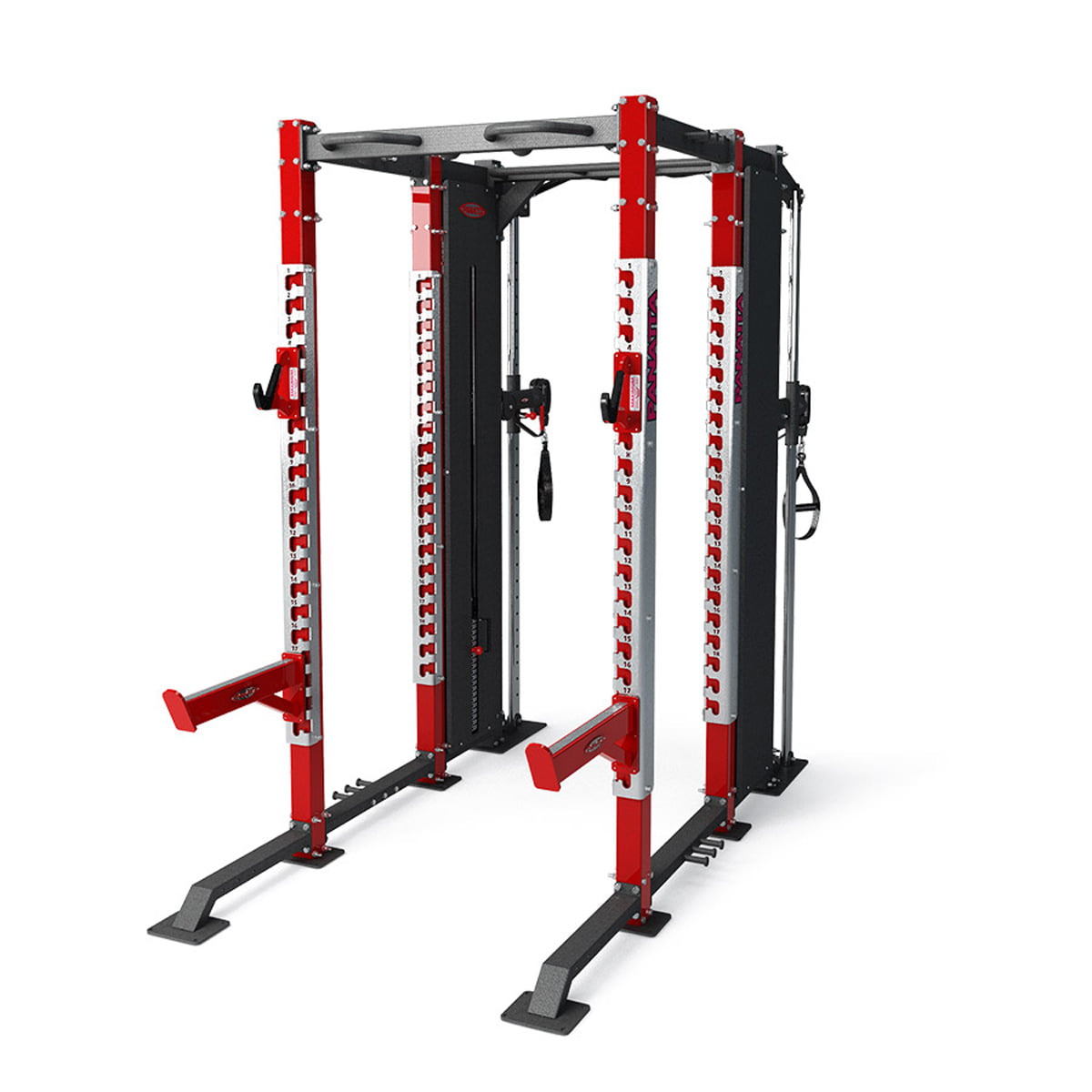 Panatta DFC Power Rack with DAP – Erőkeret dupla állítható csigás toronnyal - Panatta Dynamic Functional Cage