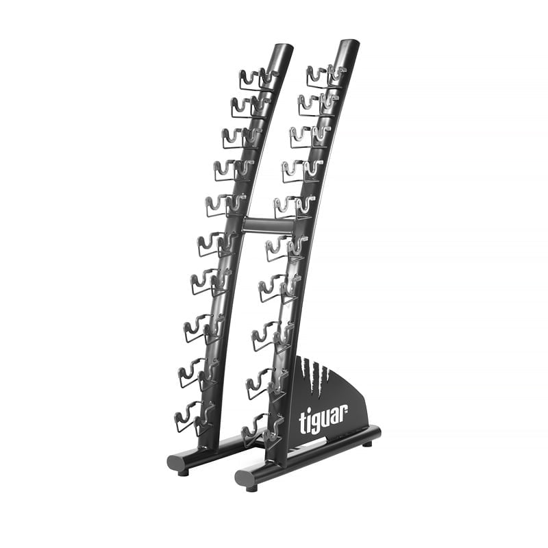 Tiguar Chrome Dumbbell Rack – Súlytartó állvány króm kézisúlyzókhoz (1 szett Tiguar króm súlyzóhoz) - Tiguar Állványok és akasztók